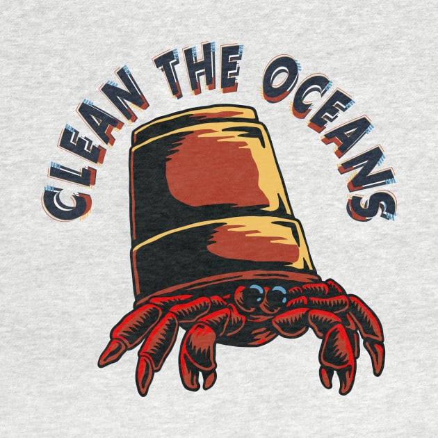 Clean the Oceans - Crab by UnluckyDesigns